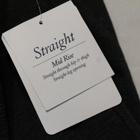 Croft & Barrow pants straight mid rise Stretch - Picture 3 of 8